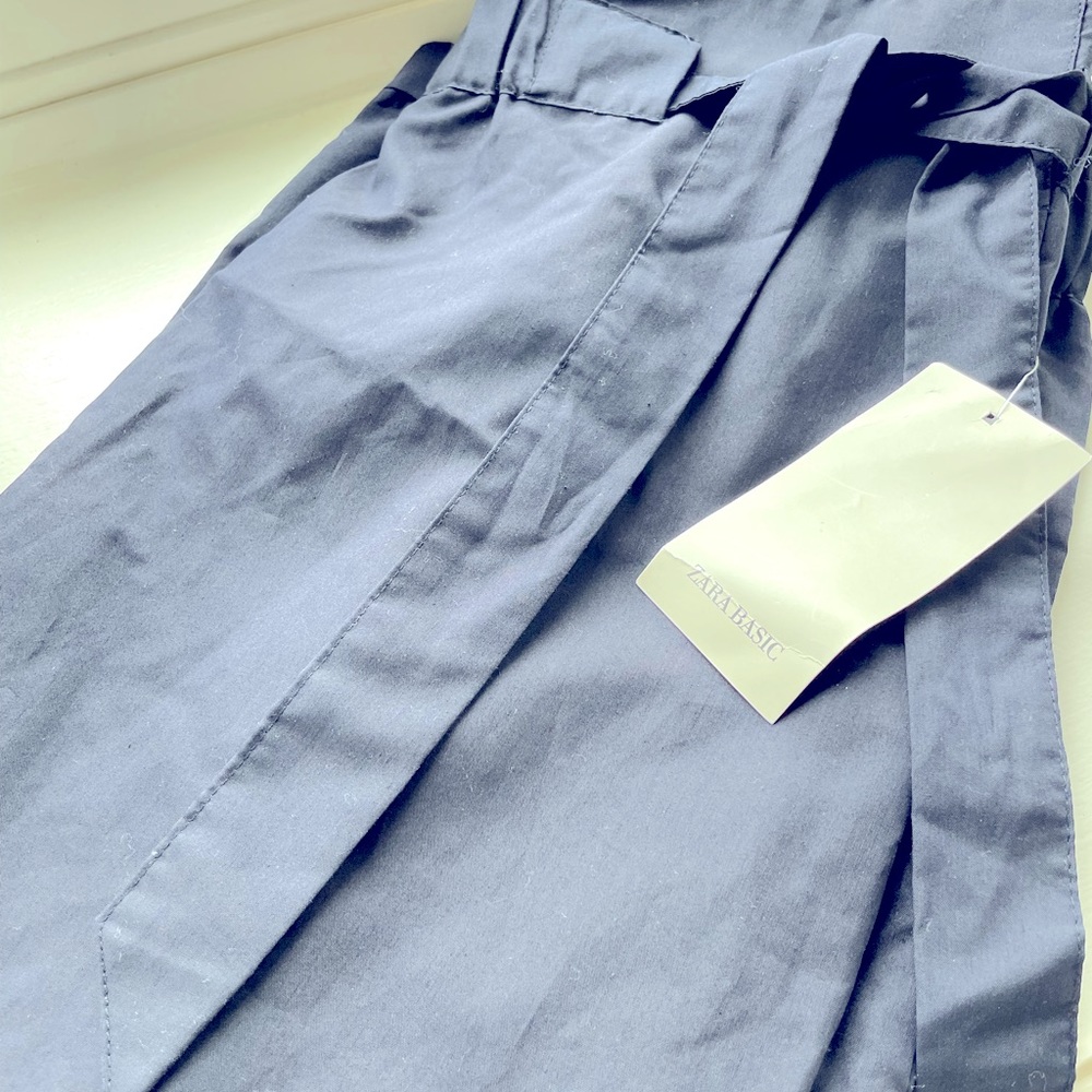 Zara navy blue pants